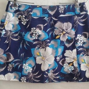 Bw Sport Board Skirt Blue Hawaiin Print Beach Surf Swim Pool (8)